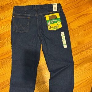 Wrangler Men's Bootcut Jeans - Dark Indigo Blue